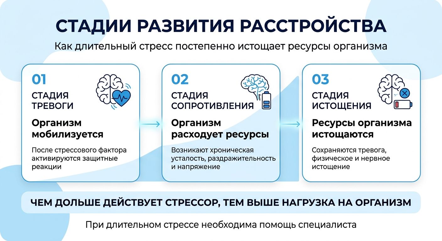 Лечение стресса в Дубне инфографика